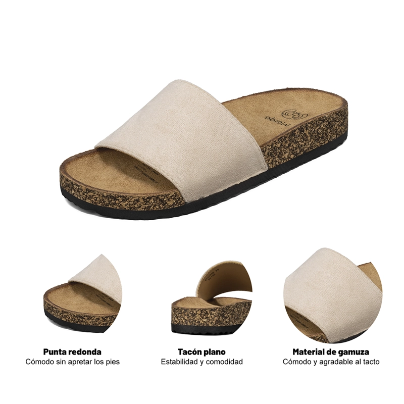 SANDASLIA ESTILO CHALA SIMIL GAMUZA MUJER WEIDE QIU358B - 7