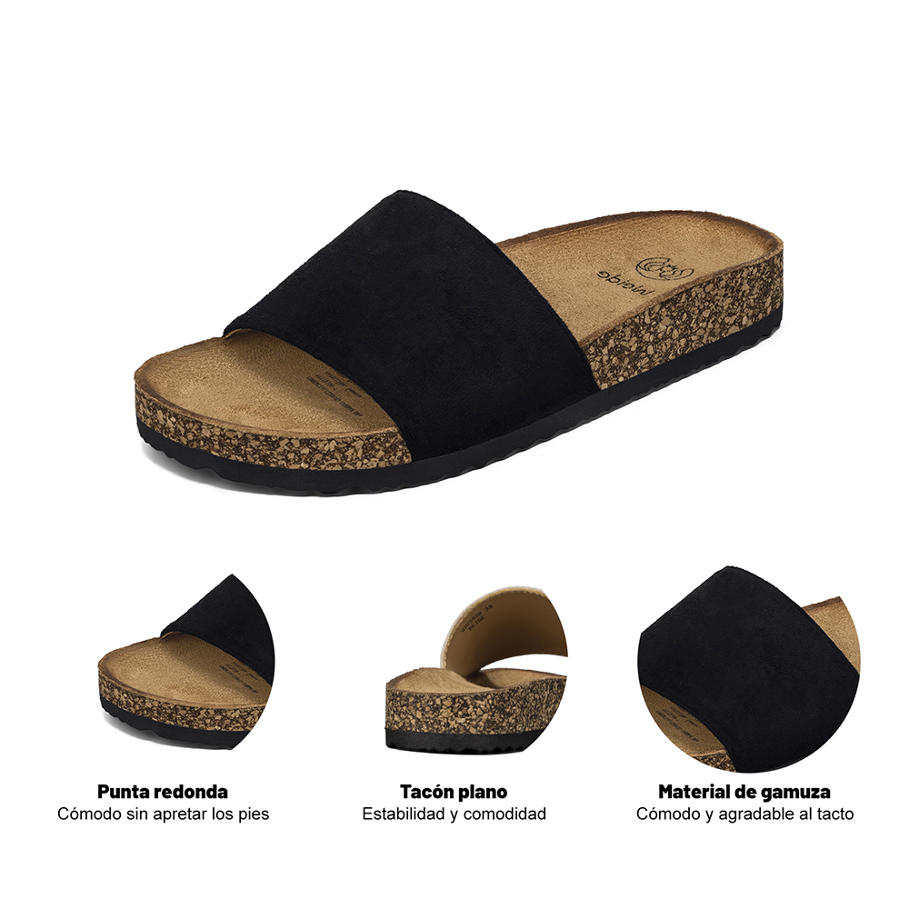 SANDASLIA ESTILO CHALA SIMIL GAMUZA MUJER WEIDE QIU358B - 7