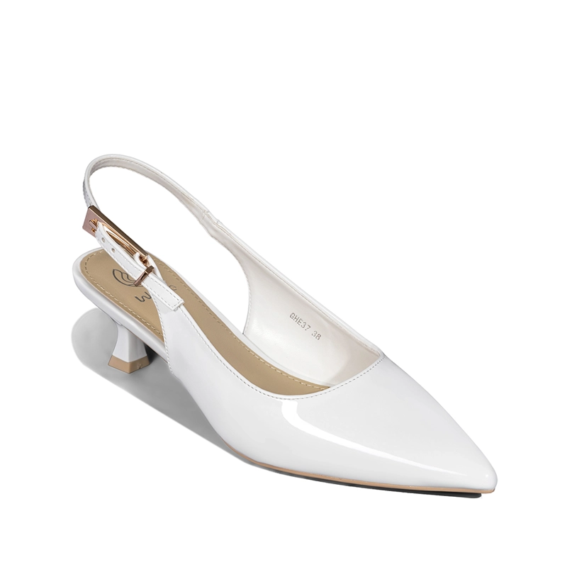 ZAPATO TACO TALON ABIERTO SIMIL CHAROL MUJER WEIDE GHE37 - 1