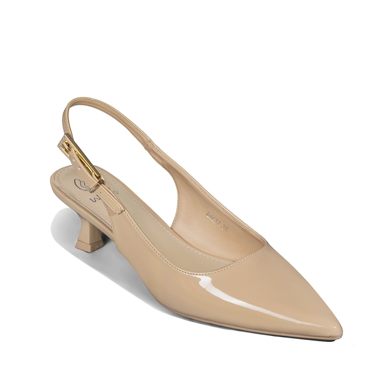 ZAPATO TACO TALON ABIERTO SIMIL CHAROL MUJER WEIDE GHE37 - 1