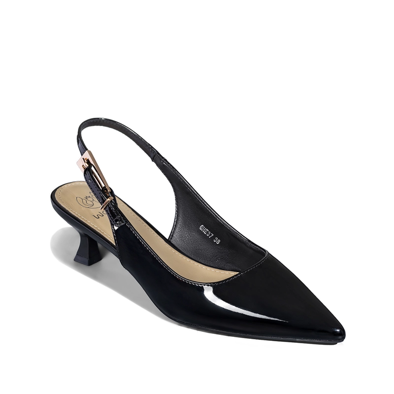 ZAPATO TACO TALON ABIERTO SIMIL CHAROL MUJER WEIDE GHE37 - 1