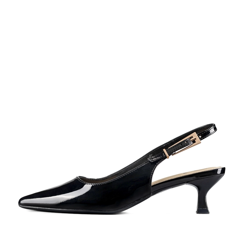 ZAPATO TACO TALON ABIERTO SIMIL CHAROL MUJER WEIDE GHE37 - 4