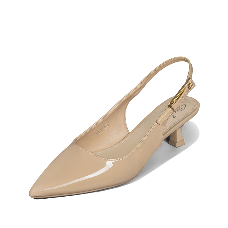 ZAPATO TACO TALON ABIERTO SIMIL CHAROL MUJER WEIDE GHE37 - 6