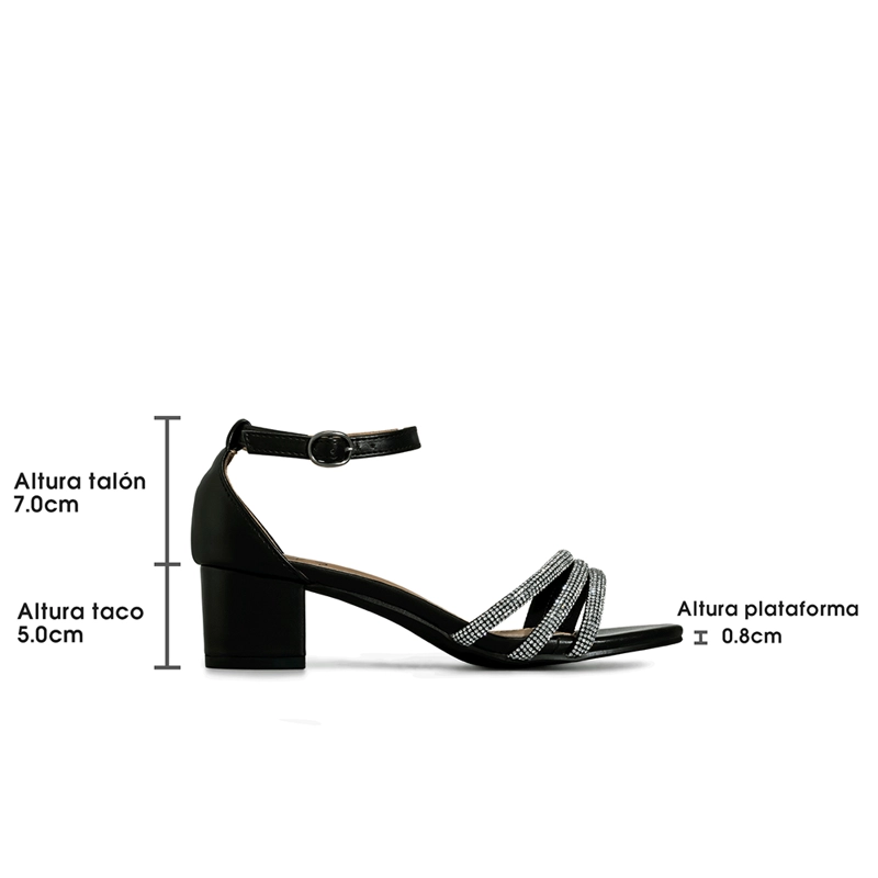 SANDALIA TACO GRUESO ELEGANTE MODA MUJER WEIDE GH175 - 8