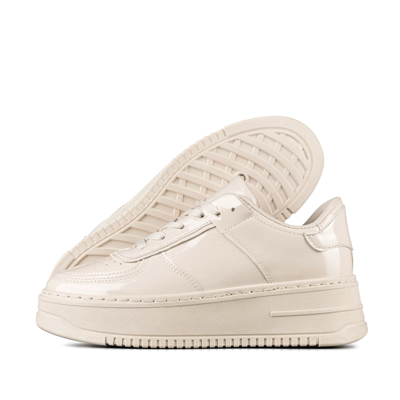 ZAPATILLA DEPORTIVA PLATAFORMA CHAROL MUJER WEIDE LT132 - 3