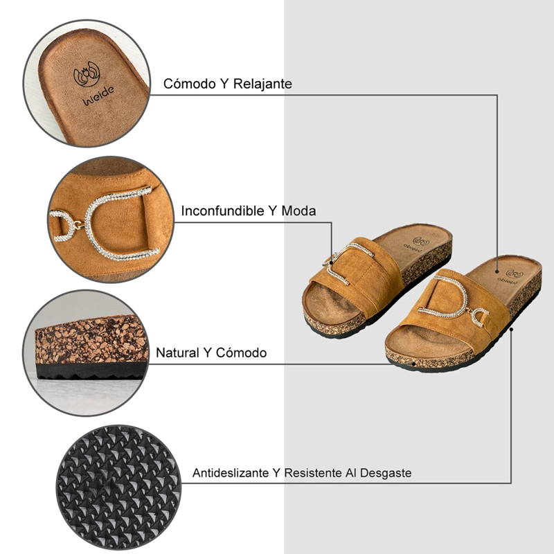 SANDALIAS MUJER CASUAL CONFORT HEBILLA WEIDE QIU358 - 8