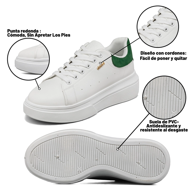 ZAPATILLA URBANA PLATAFORMA CONFORT MUJER WEIDE LT211 - 8