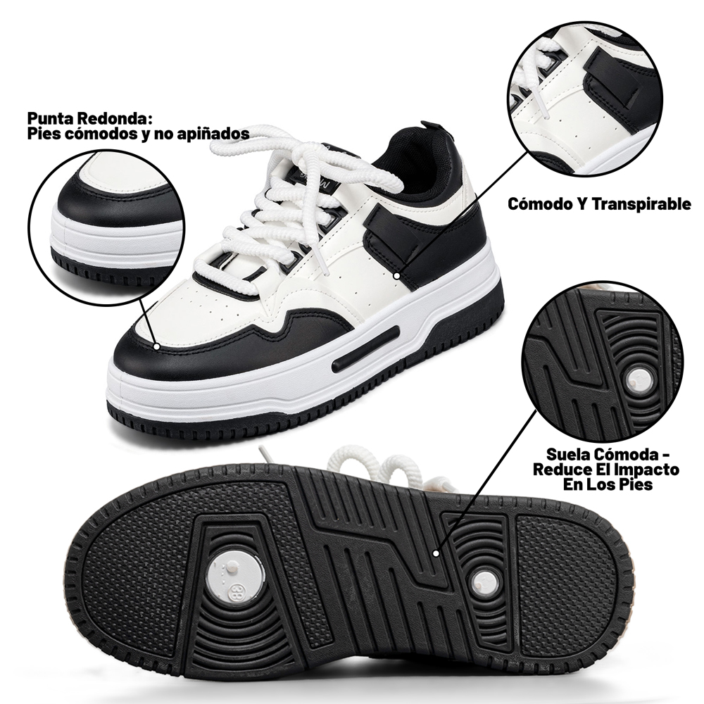 ZAPATILLA DEPORTIVA CASUAL MUJER MODA DE COLORES WEIDE LT205 - 5