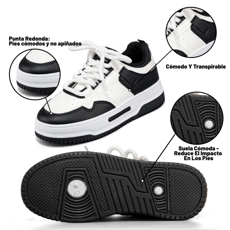 ZAPATILLA DEPORTIVA CASUAL MUJER MODA DE COLORES WEIDE LT205 - 8