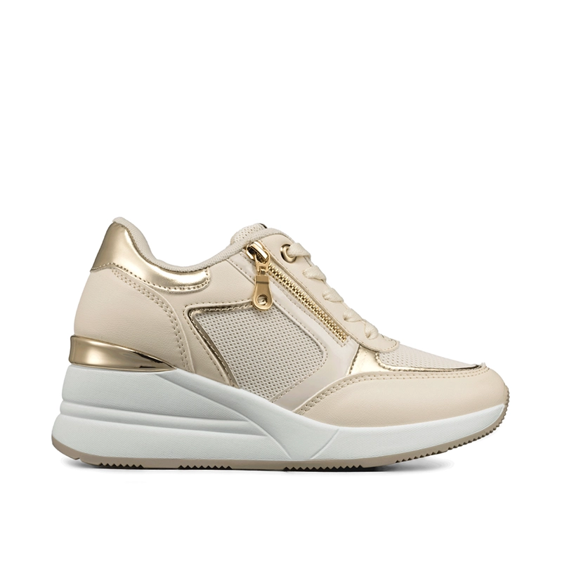 ZAPATILLA DEPORTIVA TACO CUÑA MALLA MUJER WEIDE JLL60 - 1