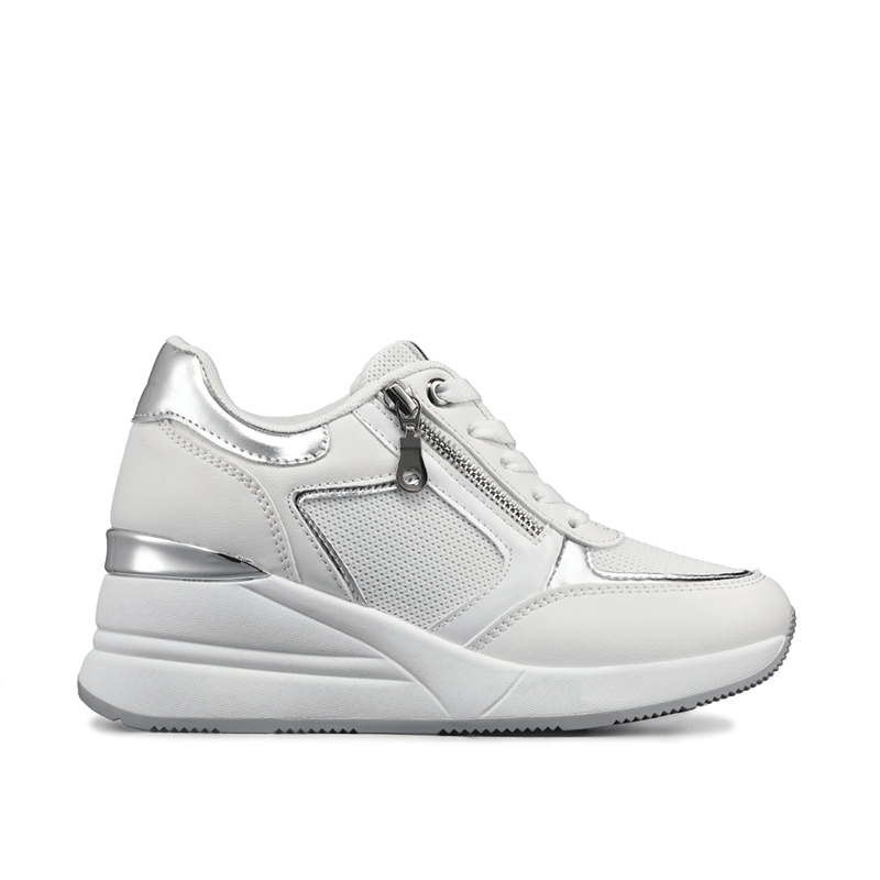 ZAPATILLA DEPORTIVA TACO CUÑA MALLA MUJER WEIDE JLL60 - 1