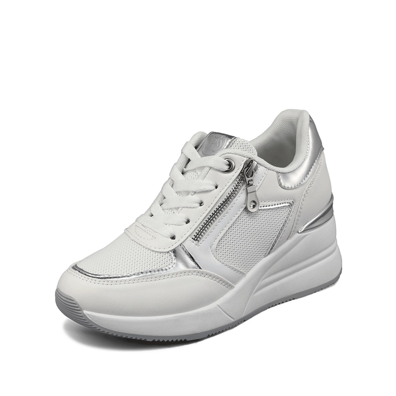 ZAPATILLA DEPORTIVA TACO CUÑA MALLA MUJER WEIDE JLL60 - 5