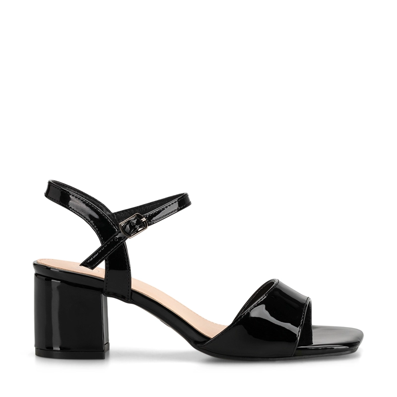 SANDALIA CASUAL TACO NEGRA MUJER WEIDE GH79 - 1