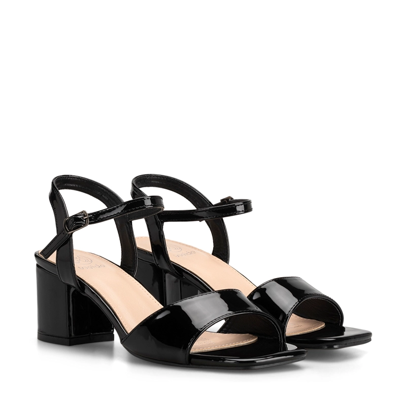 SANDALIA CASUAL TACO NEGRA MUJER WEIDE GH79 - 6