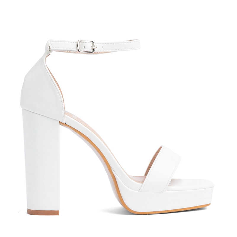 SANDALIA TACO FIESTA BLANCA MUJER WEIDE YOU189 - 1