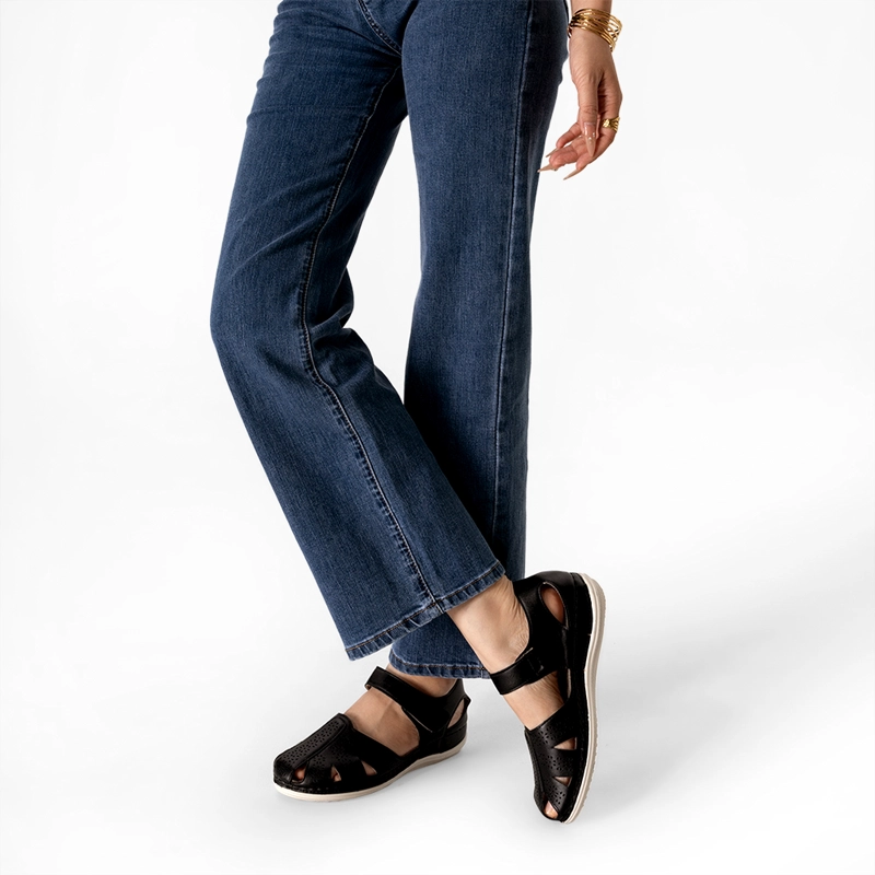 SANDALIA CASUAL VINTAGE VELCRO SOFT MUJER WEIDE JS79 - 3