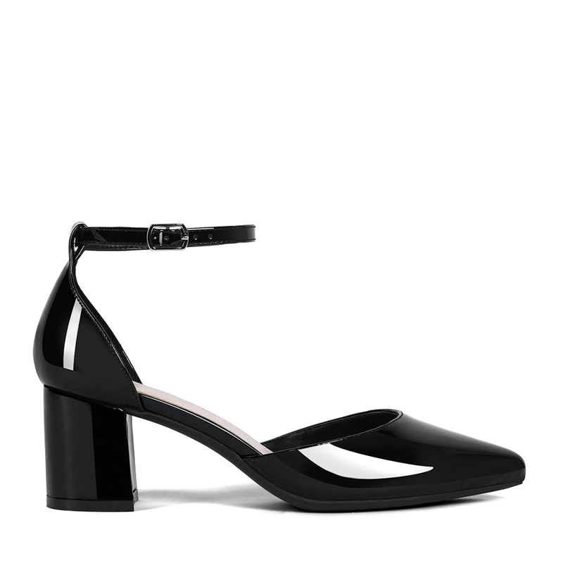 ZAPATO TACO ALTO NEGRO FIESTA MUJER WEIDE GH63 - 1