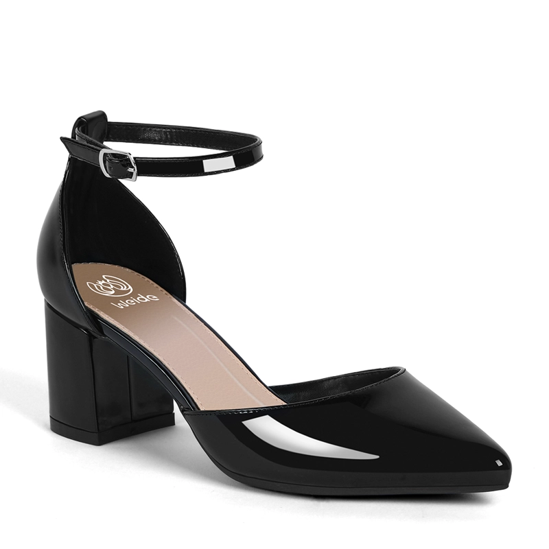 ZAPATO TACO ALTO NEGRO FIESTA MUJER WEIDE GH63 - 5