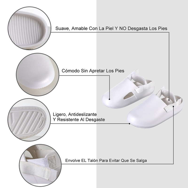 ZUECO CASUAL MODA CONFORT PLANO MUJER WEIDE GH151 - 5