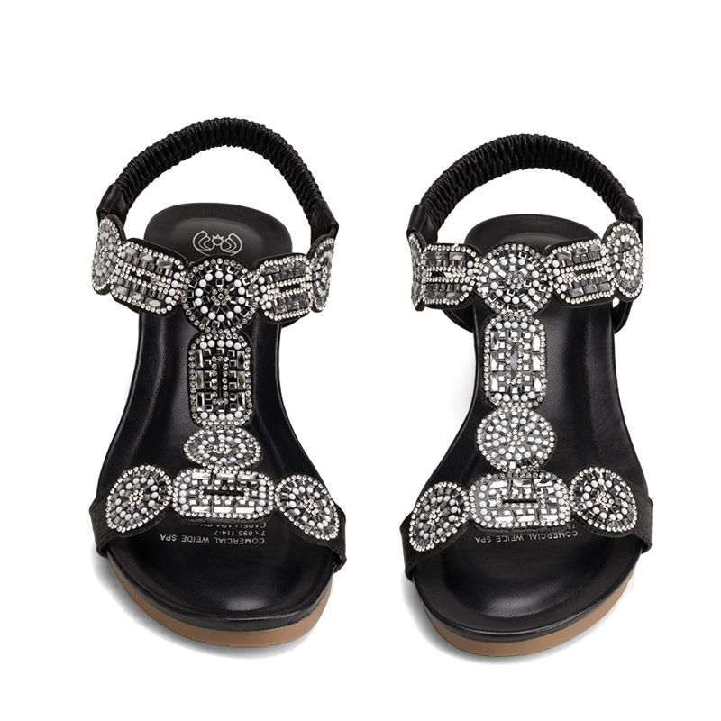 SANDALIAS PILAR NEGRO WEIDE - 6