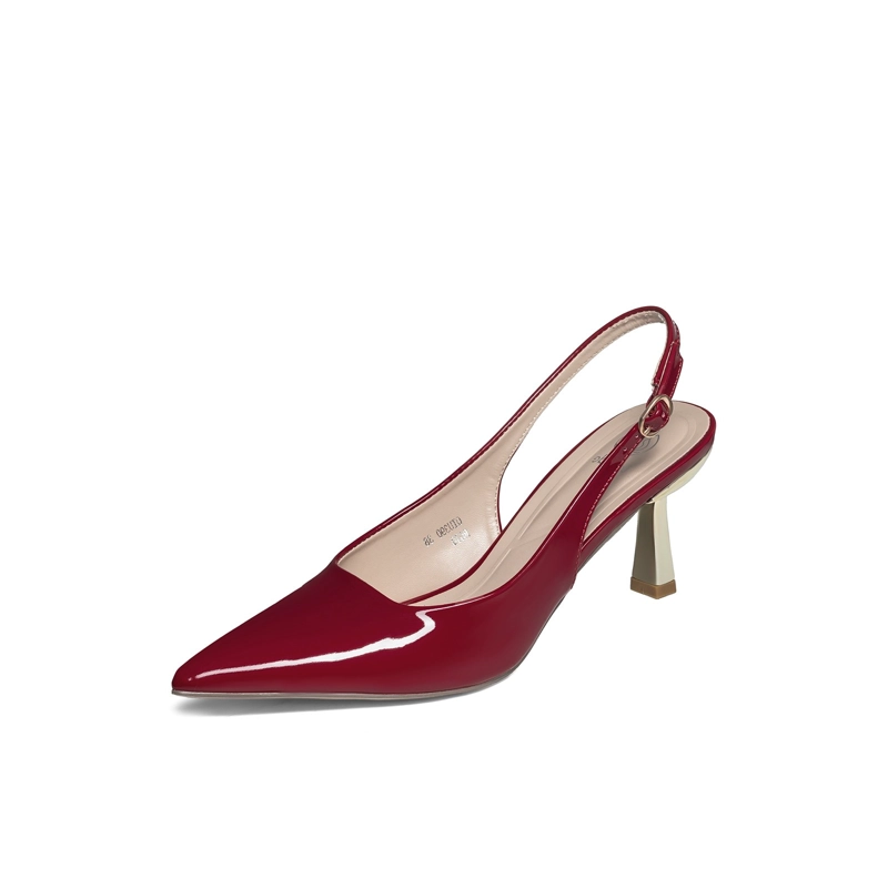 ZAPATO TACO ALTO TALON ABIERTO ELEGANTE MUJER WEIDE QIU390 - 2