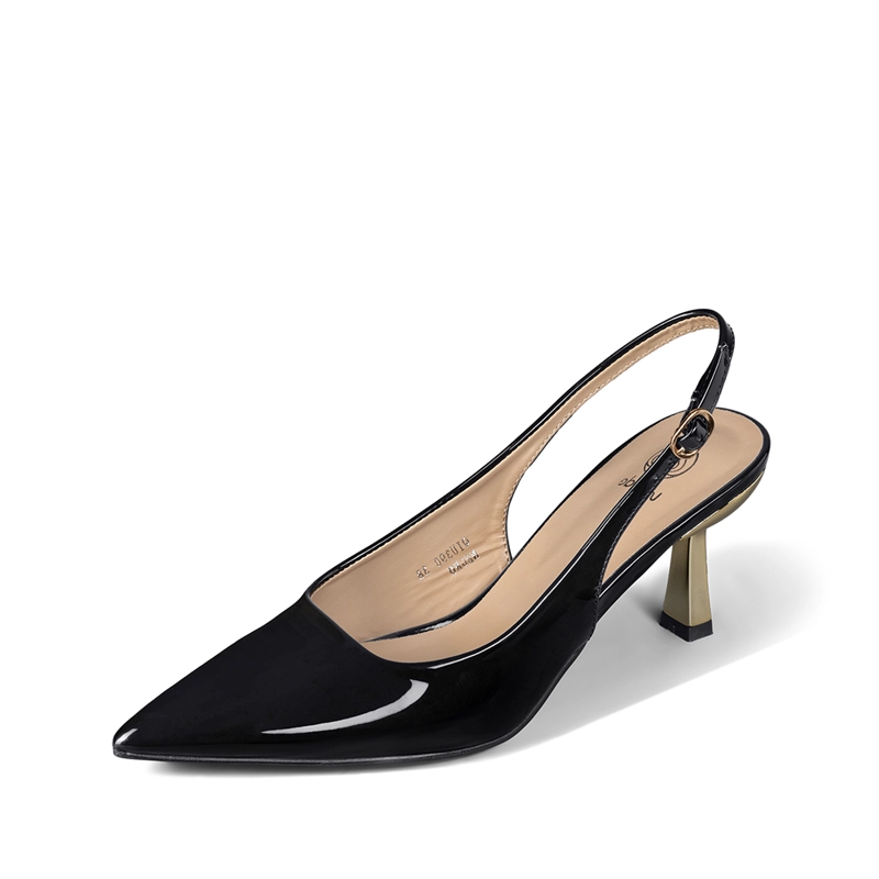 ZAPATO TACO ALTO TALON ABIERTO ELEGANTE MUJER WEIDE QIU390 - 5