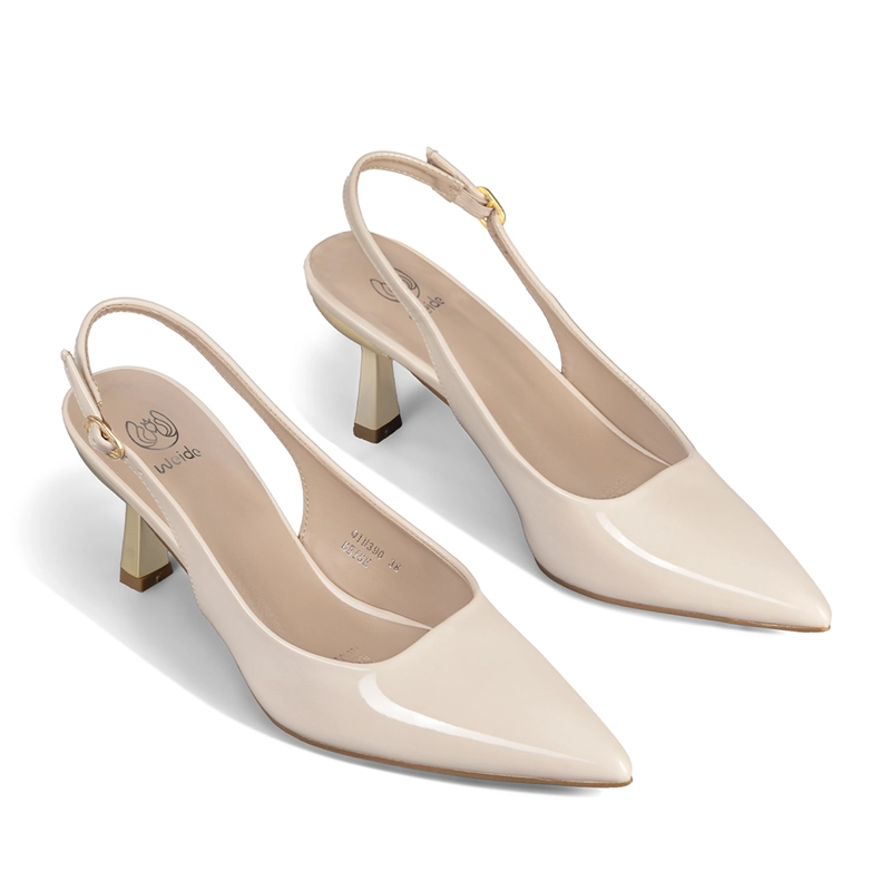 ZAPATO TACO ALTO TALON ABIERTO ELEGANTE MUJER WEIDE QIU390 - 6