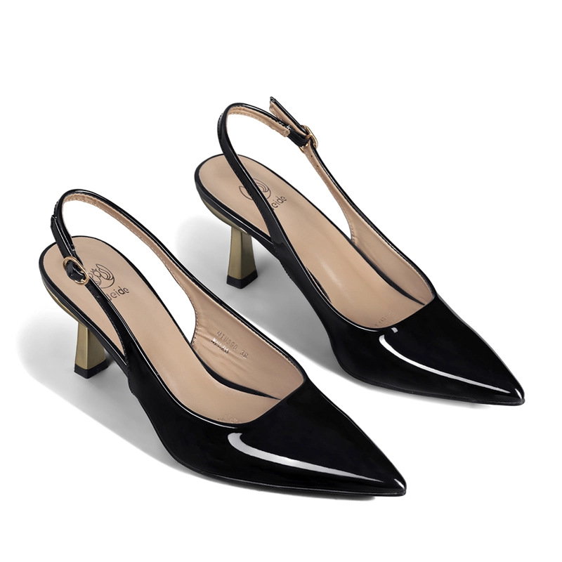 ZAPATO TACO ALTO TALON ABIERTO ELEGANTE MUJER WEIDE QIU390 - 6