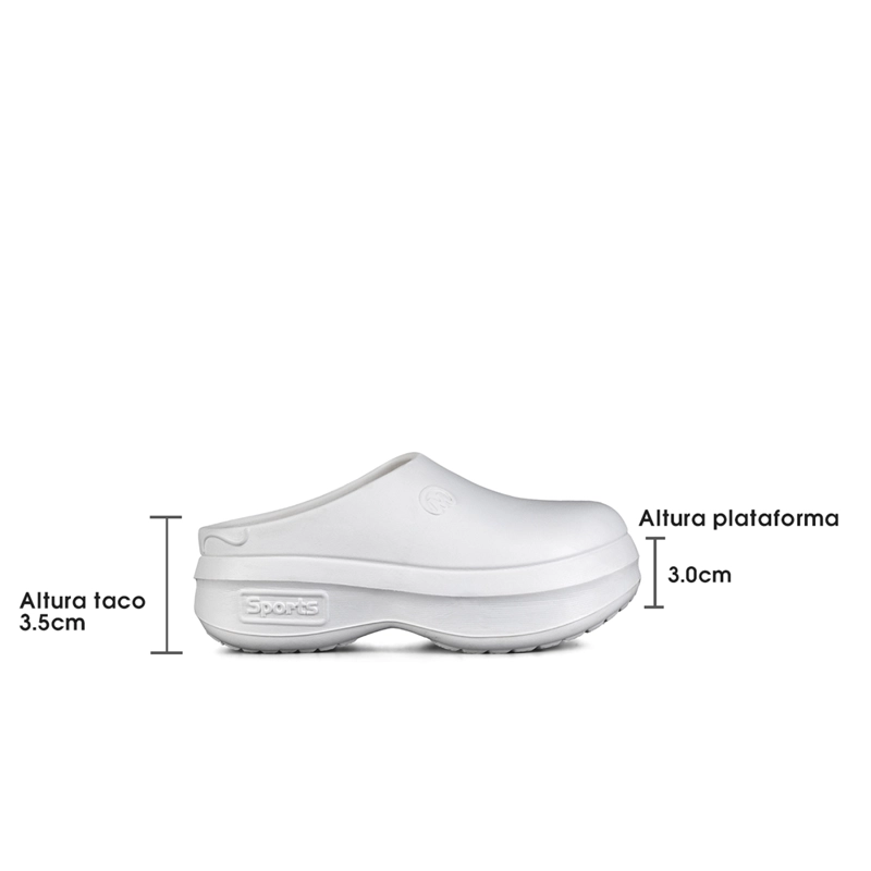 ZUECO CASUAL CONFORT PLATAFORMA MUJER WEIDE GH150 - 4