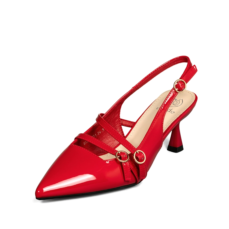 ZAPATO TALON DESCUBIERTO FORMAL MUJER WEIDE GHE101 - 5