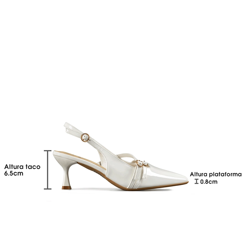 ZAPATO TALON DESCUBIERTO FORMAL MUJER WEIDE GHE101 - 7
