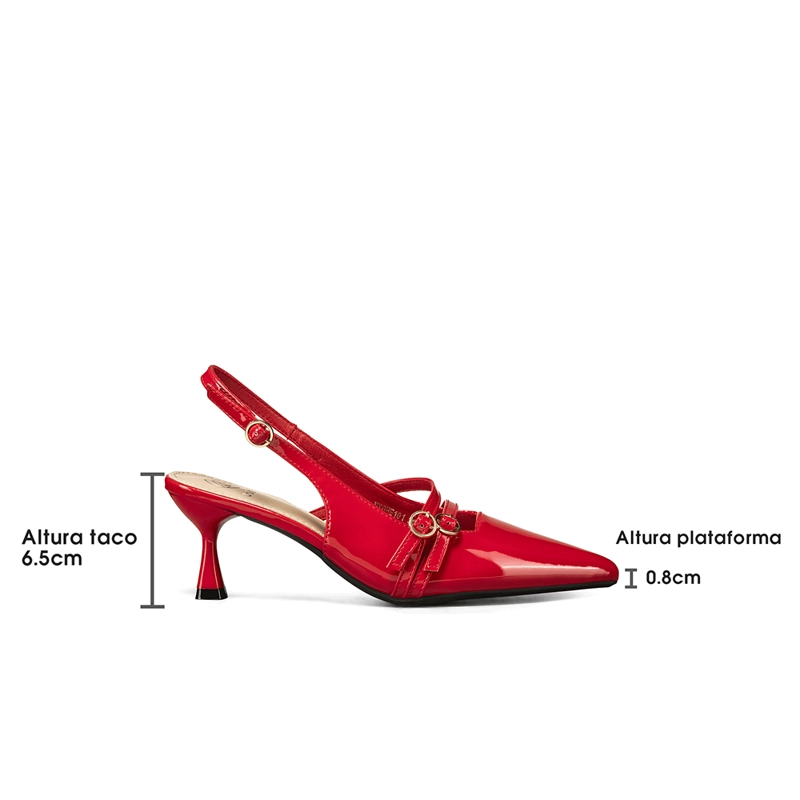 ZAPATO TALON DESCUBIERTO FORMAL MUJER WEIDE GHE101 - 7