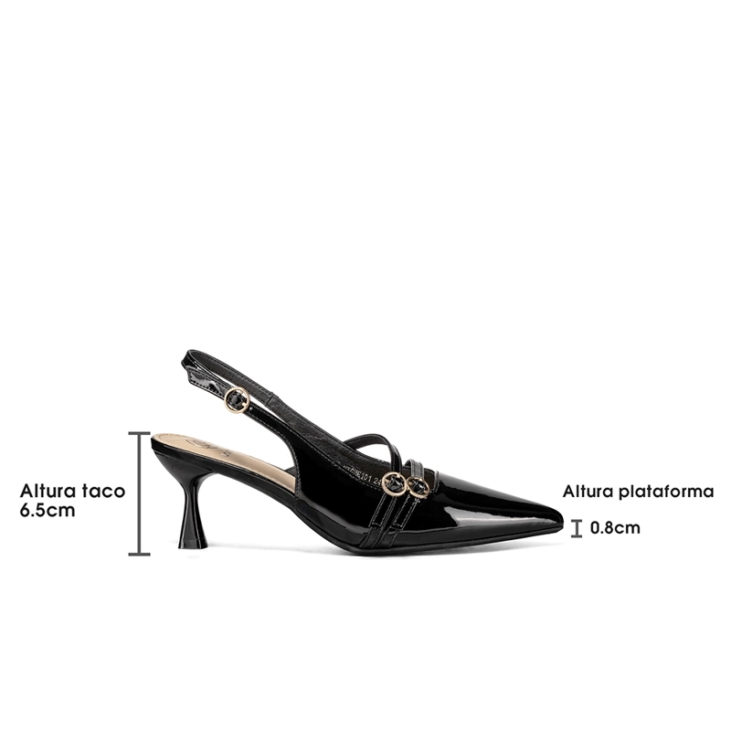 ZAPATO TALON DESCUBIERTO FORMAL MUJER WEIDE GHE101 - 7
