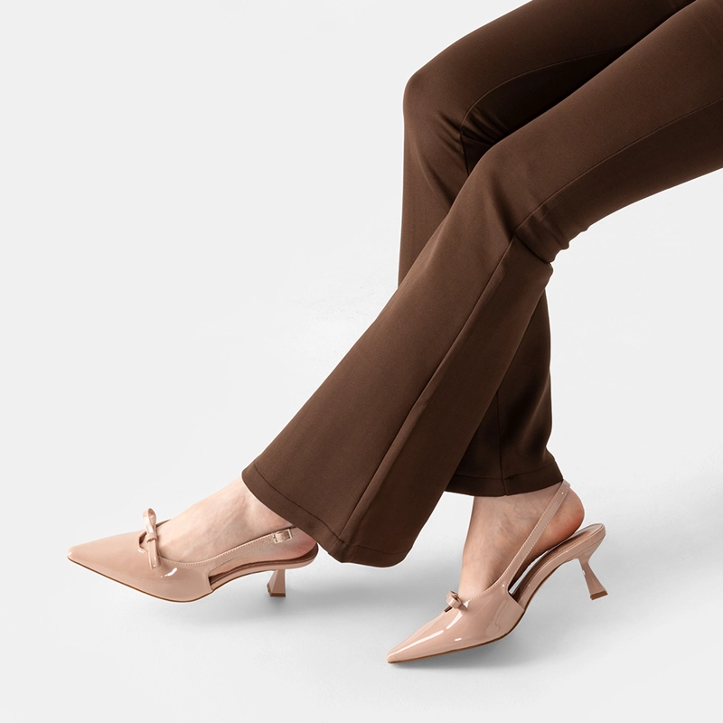 ZAPATO FORMAL ELEGANTE TACO ALTO STILETTO MUJER WEIDE QIU357 - 2
