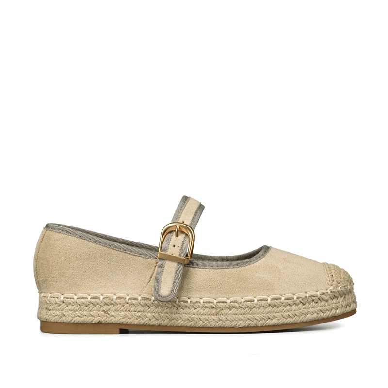 ALPARGATA CASUAL SUELA YUTE PLANA MUJER WEIDE QIU105 - 1