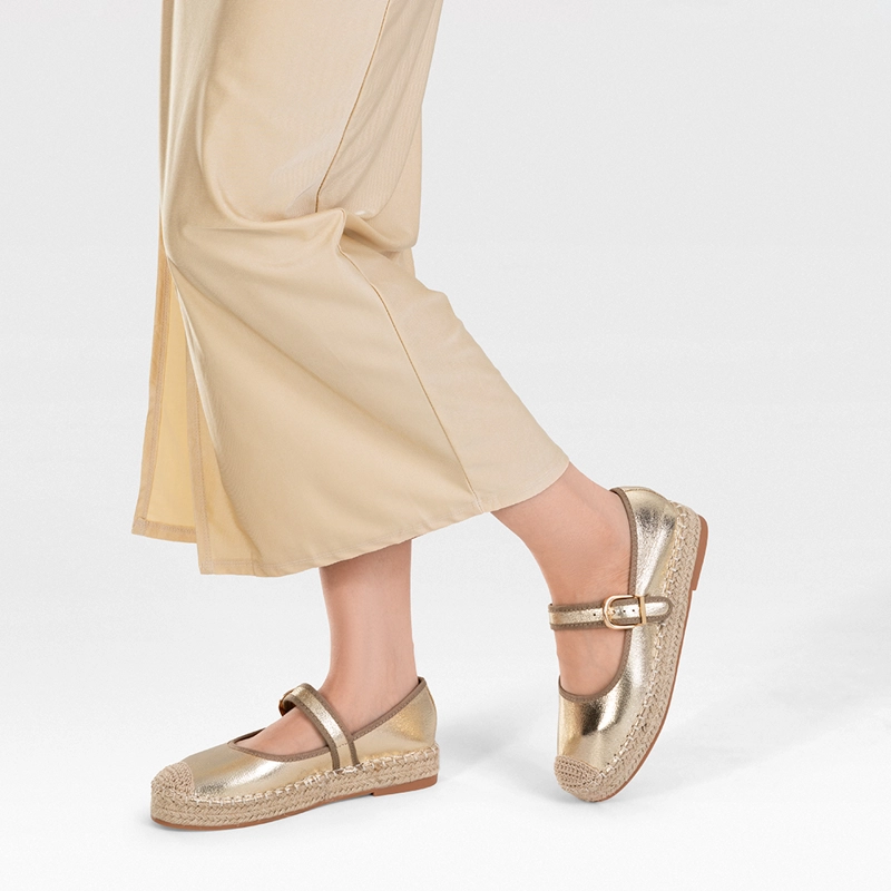 ALPARGATA CASUAL SUELA YUTE PLANA MUJER WEIDE QIU105 - 3