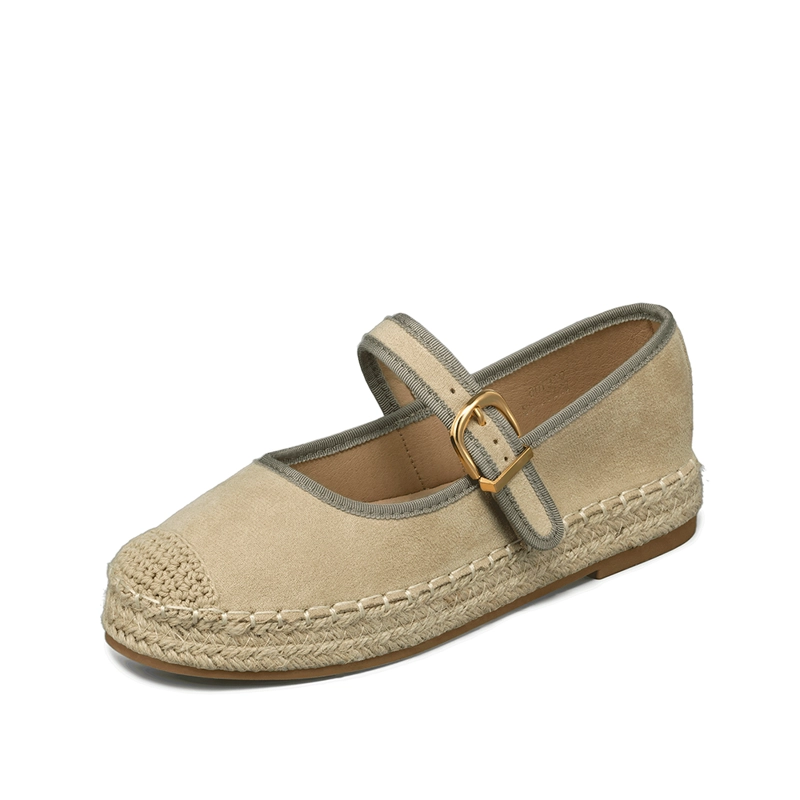 ALPARGATA CASUAL SUELA YUTE PLANA MUJER WEIDE QIU105 - 4