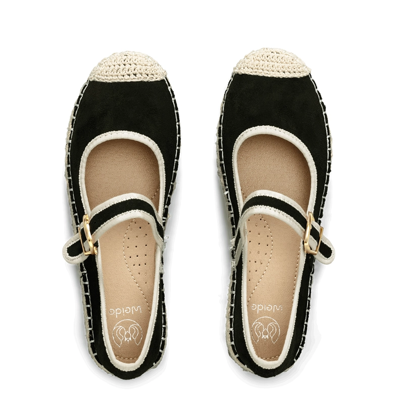 ALPARGATA CASUAL SUELA YUTE PLANA MUJER WEIDE QIU105 - 5