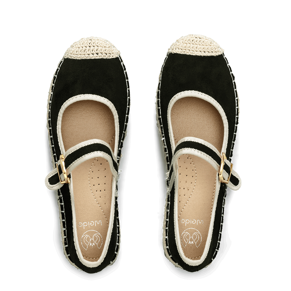 ALPARGATA CASUAL SUELA YUTE PLANA MUJER WEIDE QIU105 - 5