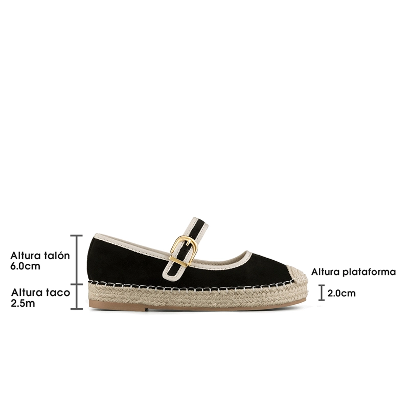 ALPARGATA CASUAL SUELA YUTE PLANA MUJER WEIDE QIU105 - 7