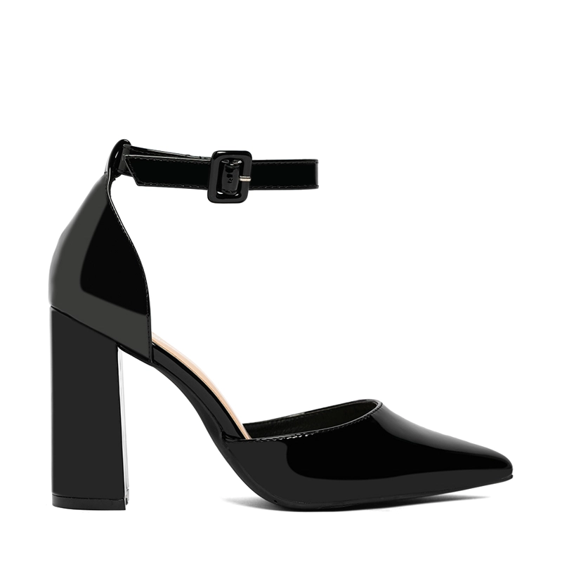ZAPATO TACO ALTO NEGRO FIESTA MUJER WEIDE GH62 - 1
