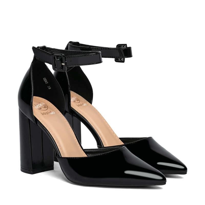 ZAPATO TACO ALTO NEGRO FIESTA MUJER WEIDE GH62 - 7