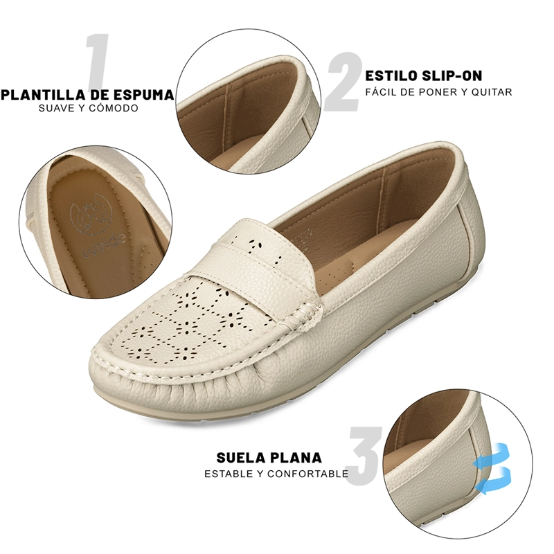 MOCASIN PLANO CONFORT MUJER WEIDE QIU380 - 8