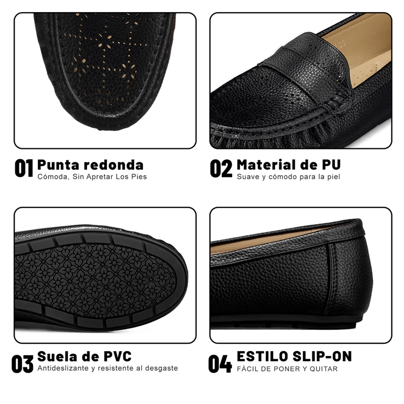 MOCASIN PLANO CONFORT MUJER WEIDE QIU380 - 9