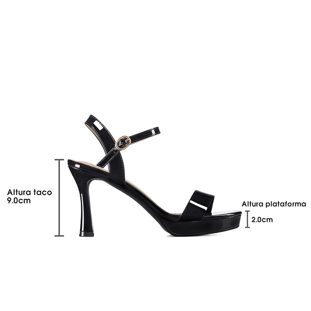 SANDALIA CASUAL TACO ALTO SIMIL CHAROL MUJER WEIDE YOU537 - 8