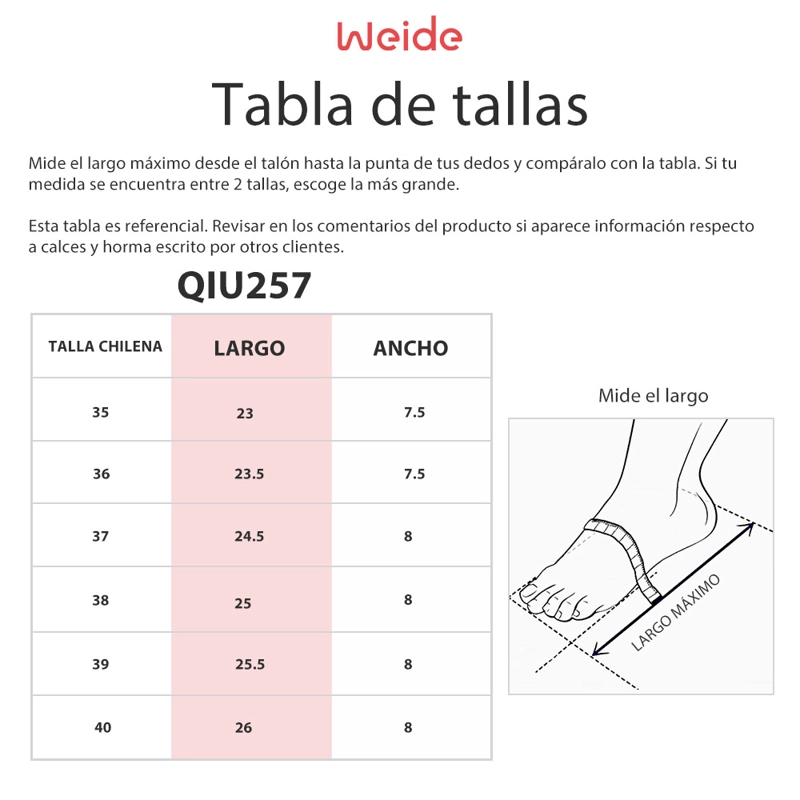 SANDALIA TACO NEGRO FIESTA QIU285 WEIDE - 4