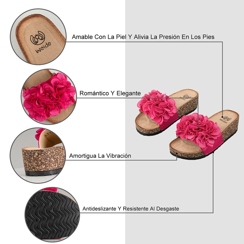 SANDALIA CHALA CASUAL PLATAFORMA MUJER ELEGANTE WEIDE LT136 - 8