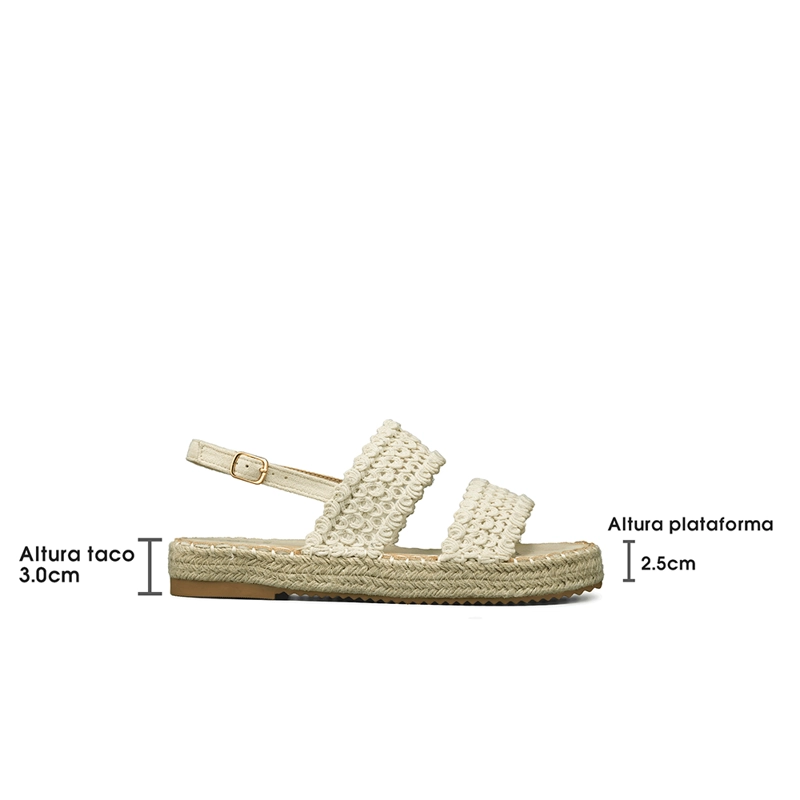 SANDALIA CASUAL PLANA CONFORT MUJER WEIDE QIU388 - 7