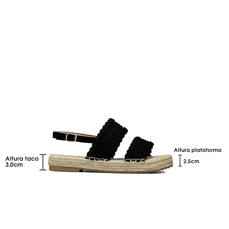SANDALIA CASUAL PLANA CONFORT MUJER WEIDE QIU388 - 7