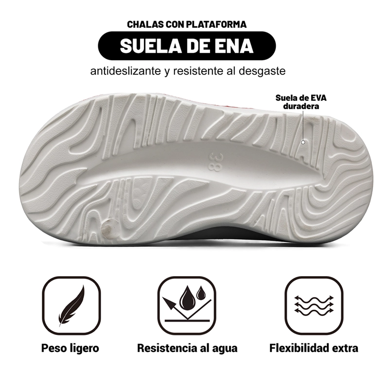 SANDALIA TIPO CHALA CASUAL EVA CONFORT MUJER WEIDE MJ03 - 9